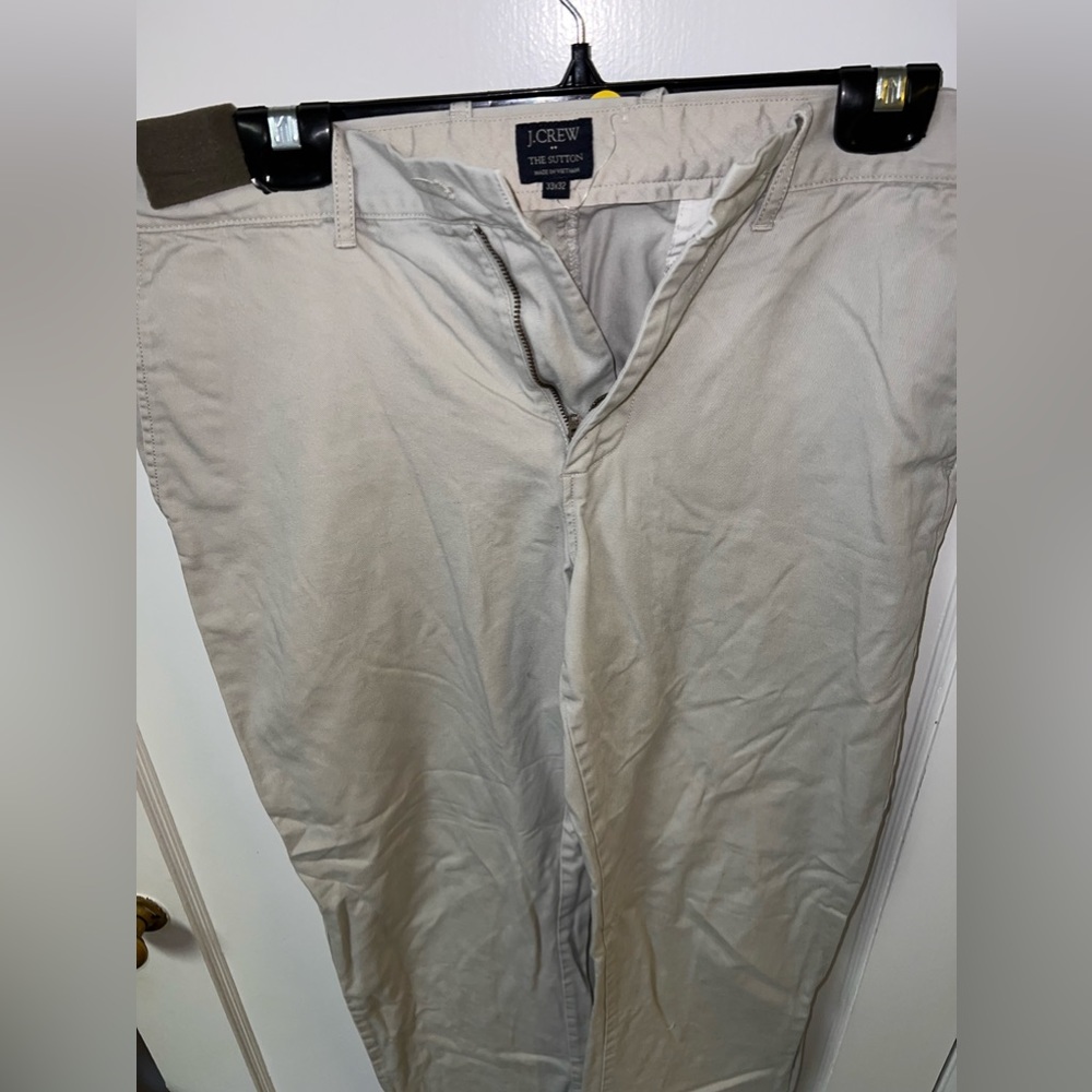 JCrew Sutton Khaki 33x32